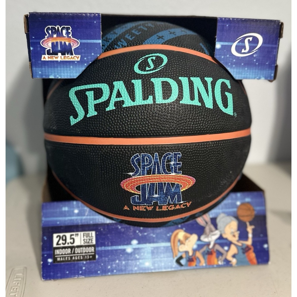 ⚡RARE⚡SPALDING Space Jam Tune Squad 29.5" Space Jam Basketball Ball NEW in Box🏀 - Picture 8 of 15